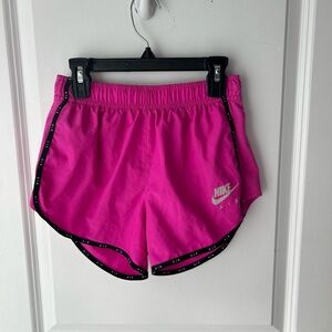 Nike Women's Athletic Shorts - Pink and Black